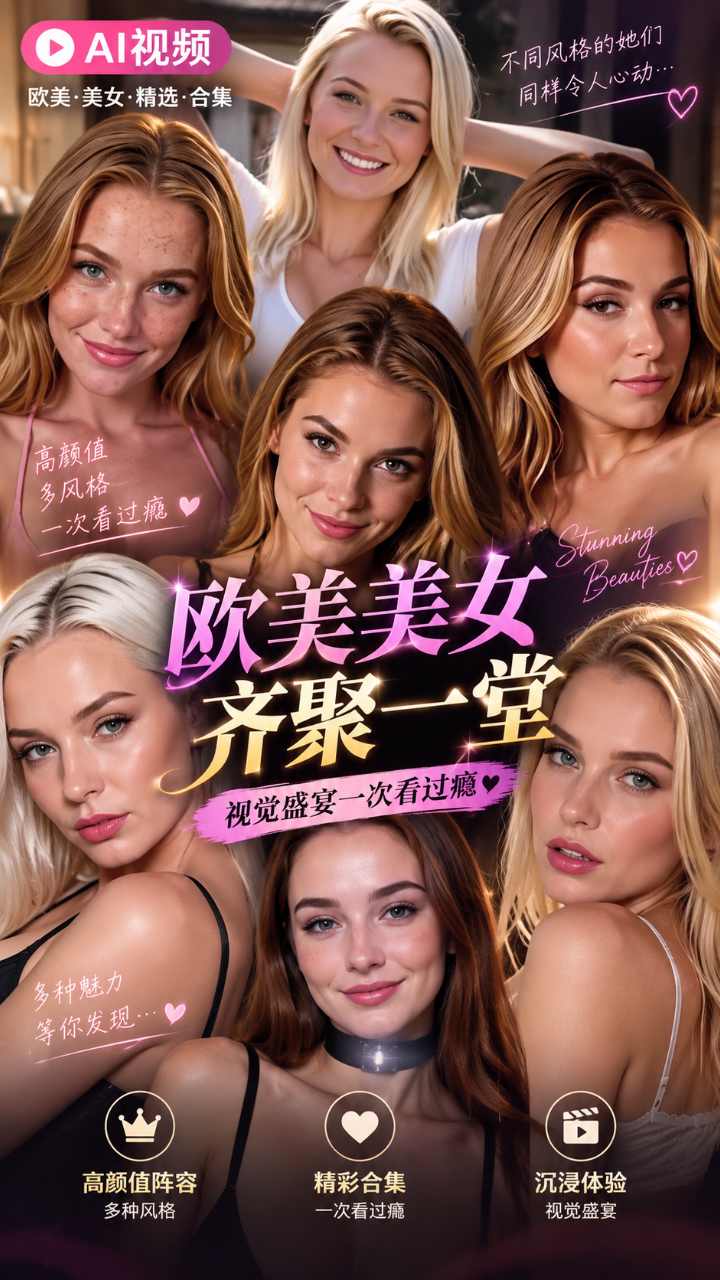 【AI成人视频】ourdream 欧美美女精选 巨乳 射精
