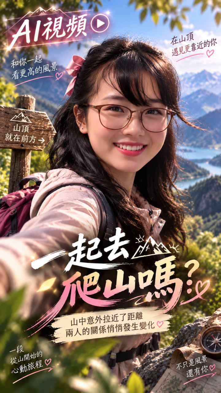 【AI成人视频】一起去爬山吗 山中意外拉近了距离 两人的关系悄悄发生变化