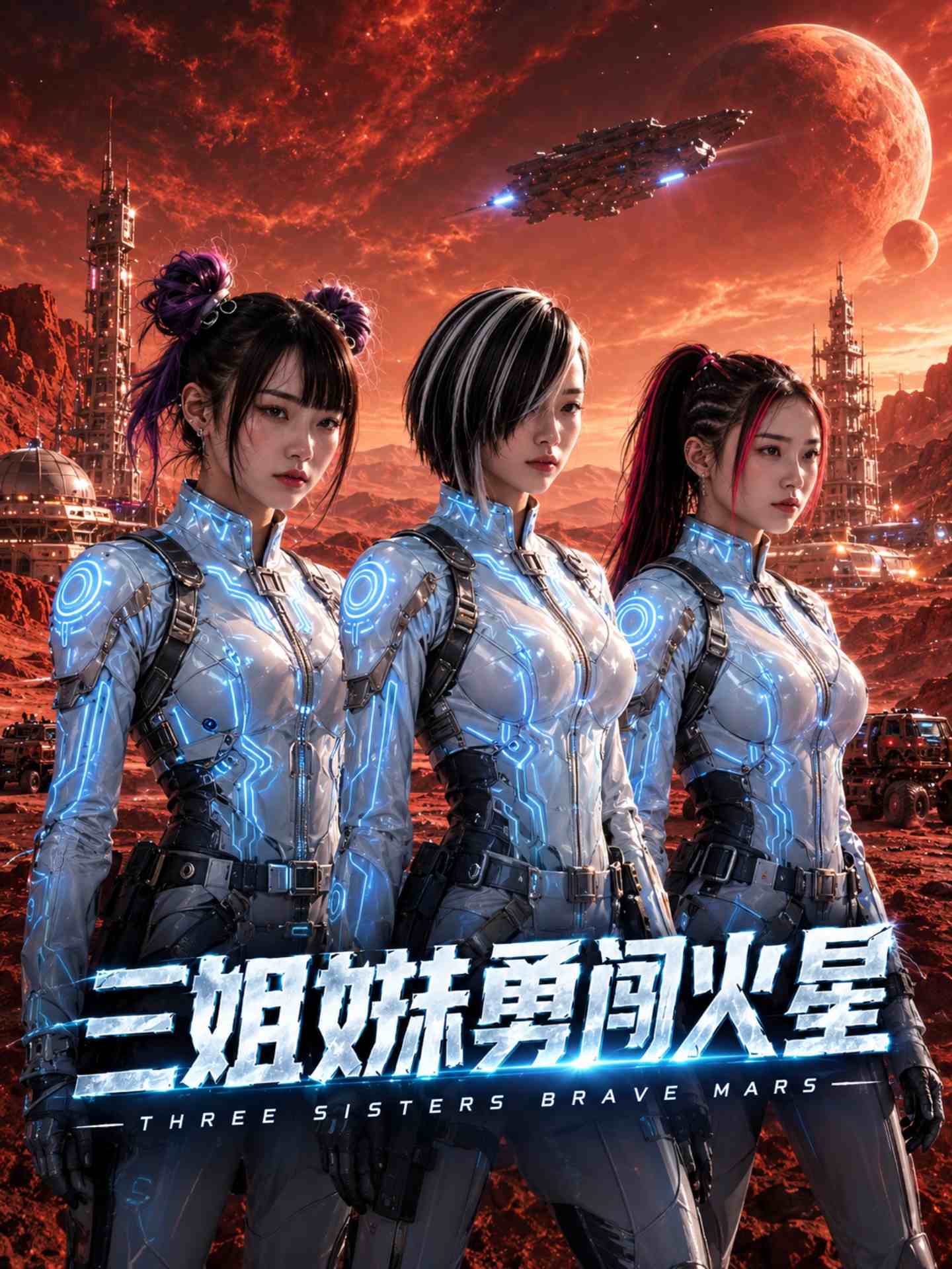 【AI成人短】三姐妹勇闯火星
