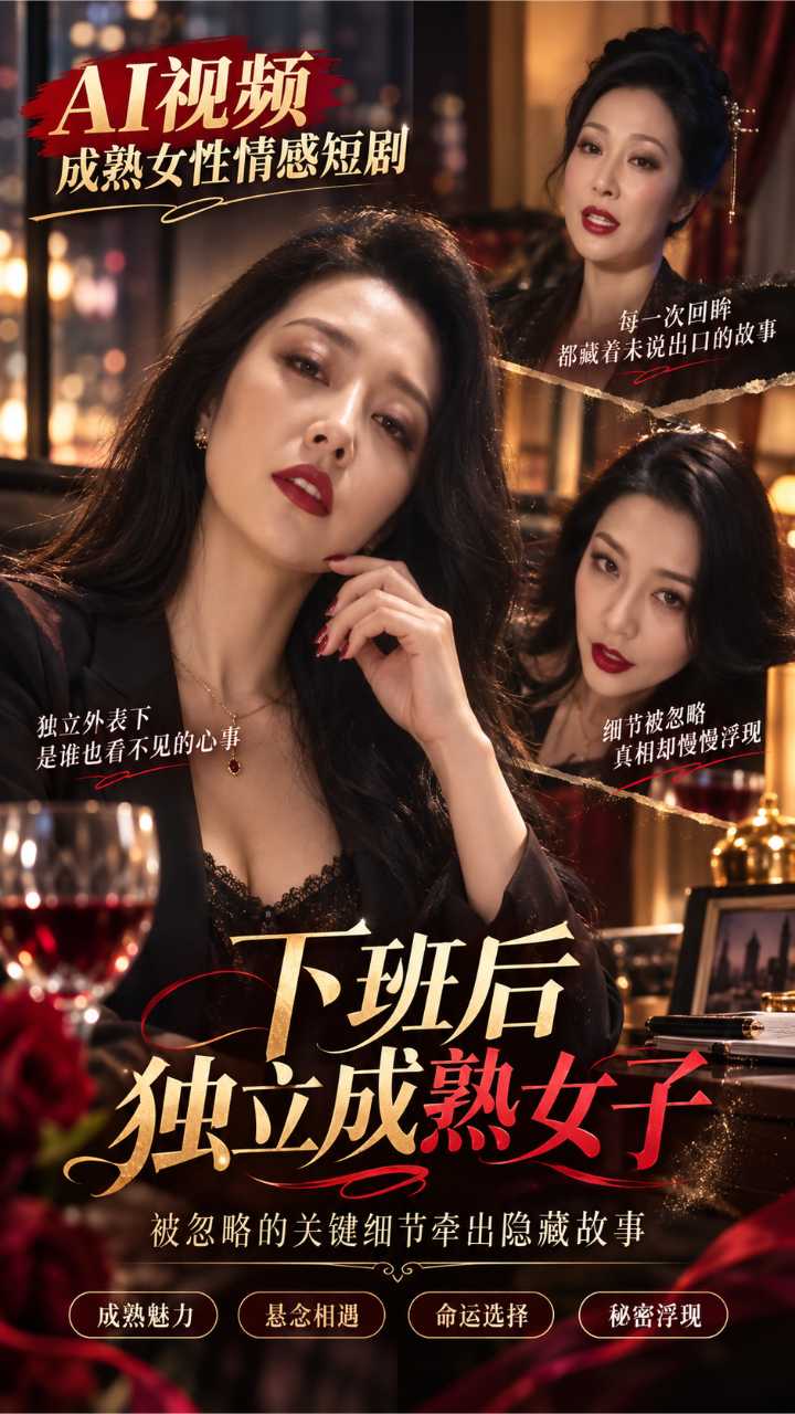 【AI成人视频】下班后独立成熟女子 被忽略的关键细节牵出隐藏故事
