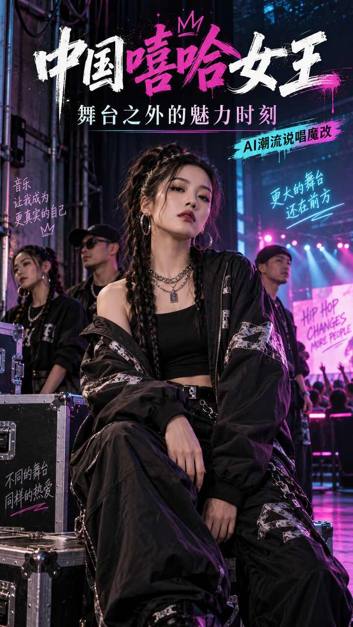 【AI成人视频】中国嘻哈女王 舞台之外的魅力时刻