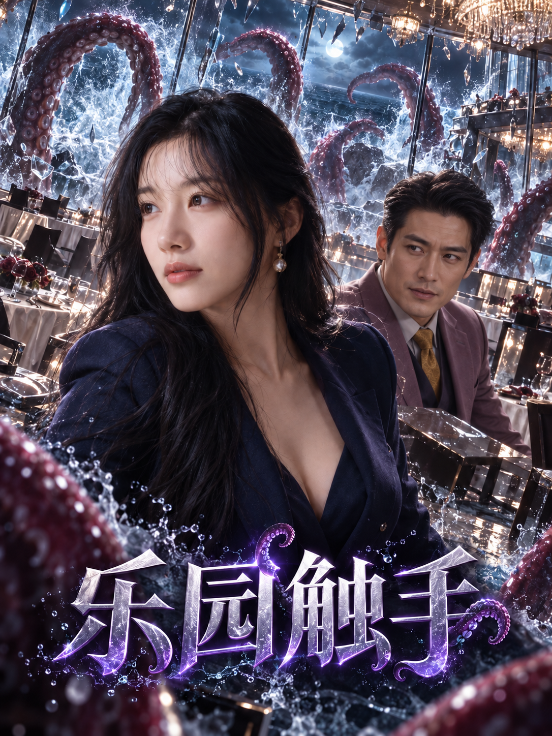 【AI成人短】乐园触手