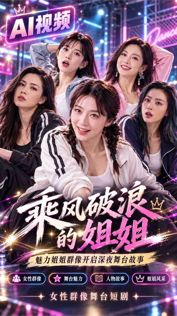 【AI成人视频】乘风破浪的姐姐 魅力姐姐群像开启深夜舞台故事