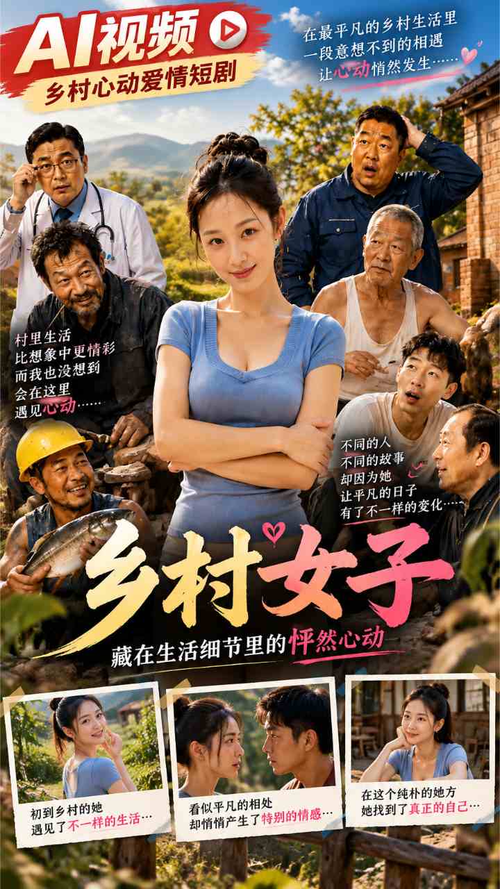 【AI成人视频】乡村女子 藏在生活细节里的怦然心动