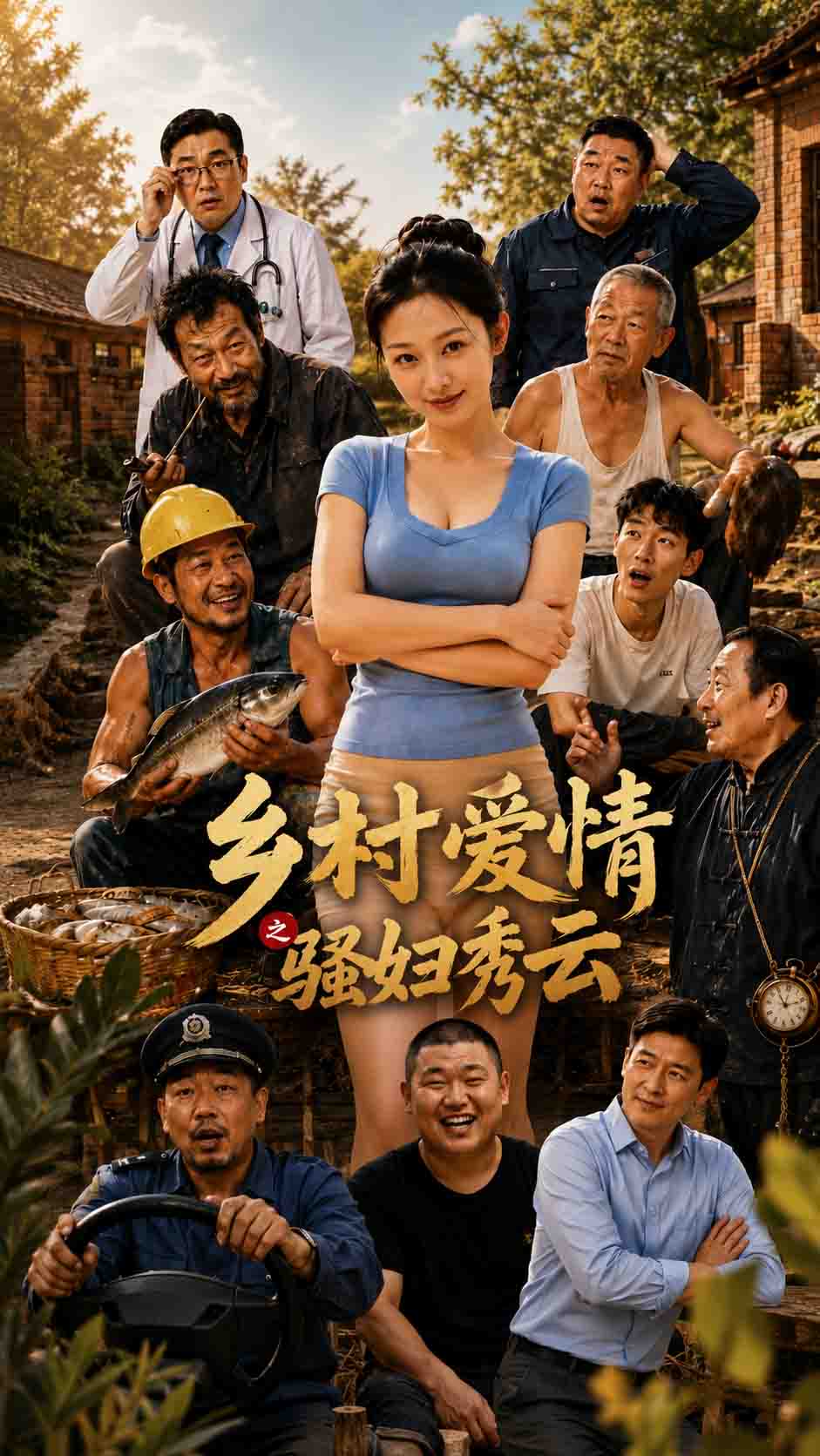 【AI成人短剧】乡村爱情之骚妇秀云