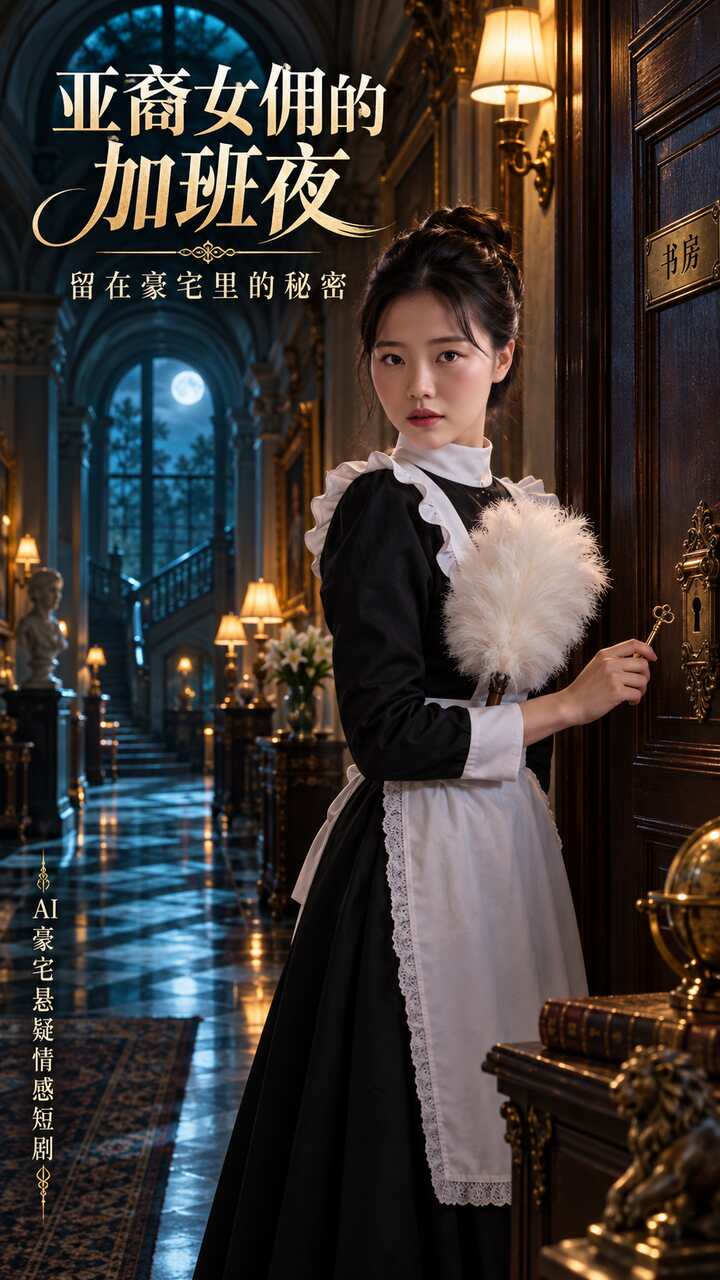 【AI成人视频】亚裔女佣的加班 夜留在豪宅里的秘密