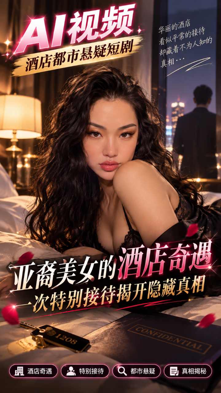 【AI成人视频】亚裔美女的酒店奇遇 一次特别接待揭开隐藏真相