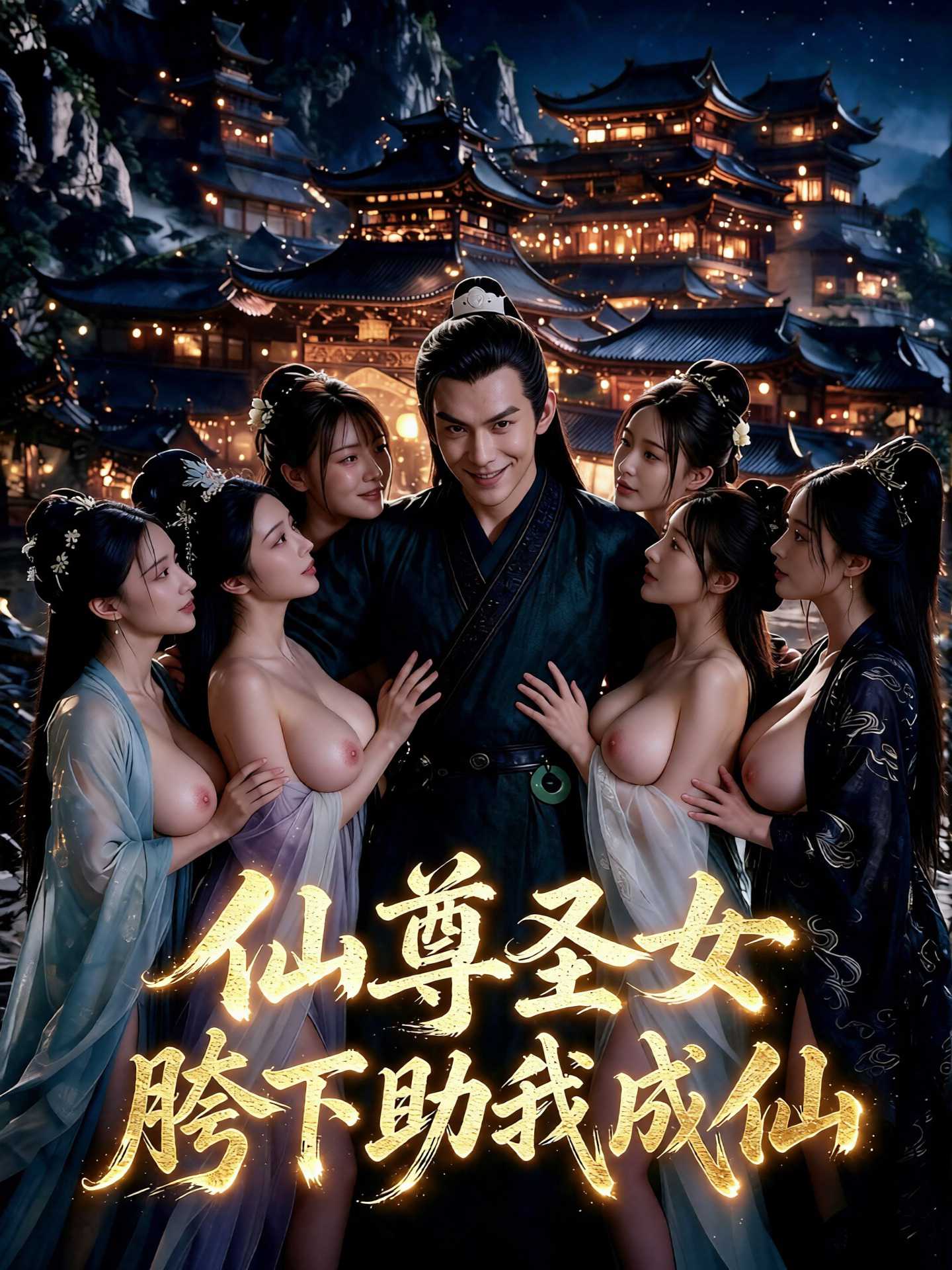 【AI成人短】仙尊圣女胯下助我成