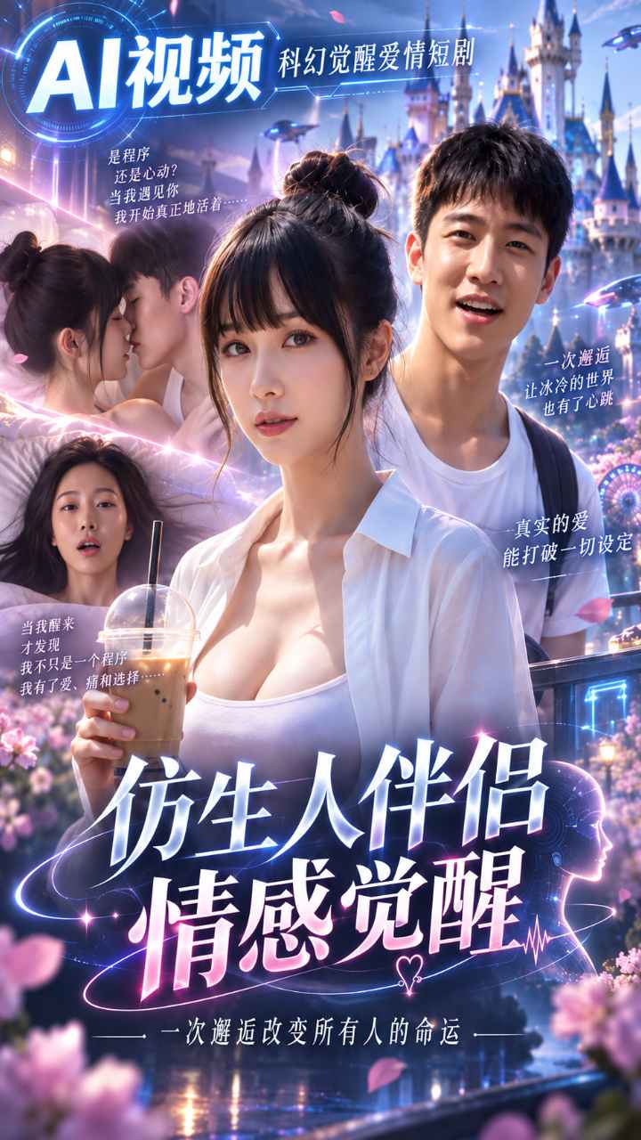 【AI成人视频】仿生人伴侣情感觉醒 一次邂逅改变所有人的命运