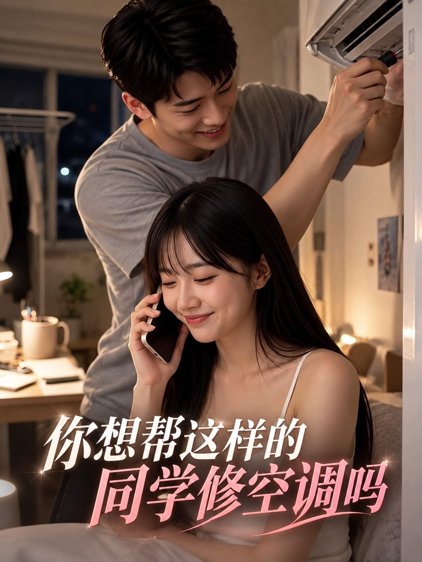【AI成人短】你想帮这样的同学修空调吗