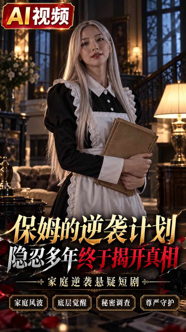 【AI成人视频】保姆的逆袭计划 隐忍多年终于揭开真相