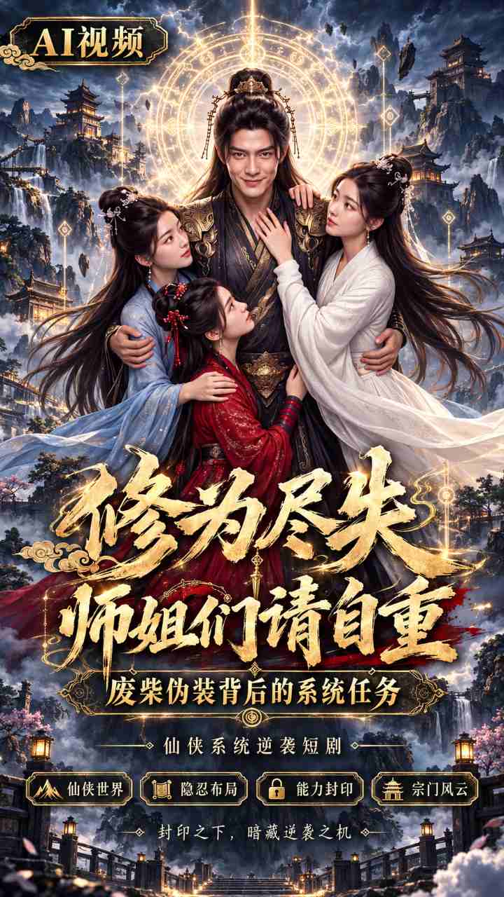 【AI成人视频】修为尽失师姐们请自重 废柴伪装背后的系统任务