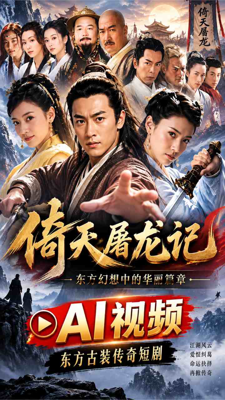 【AI成人视频】倚天屠龙记 东方幻想中的华丽篇章