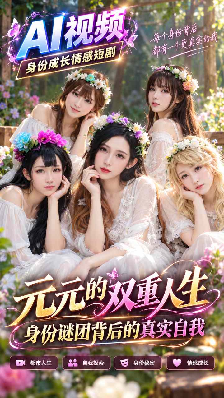 【AI成人视频】元元的双重人生 身份谜团背后的真实自我