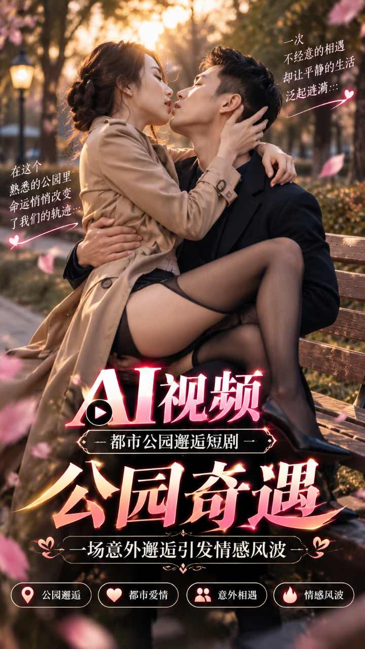 【AI成人视频】公园奇遇 一场意外邂逅引发情感风波