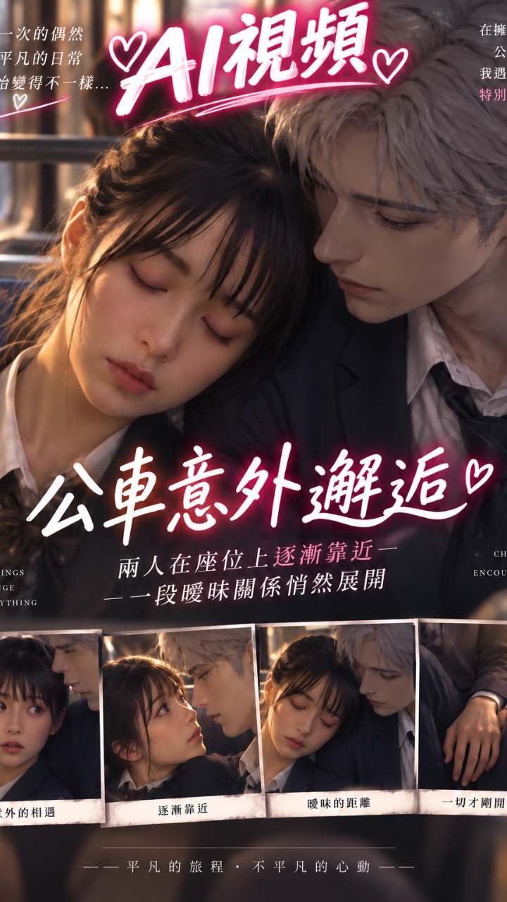 【AI成人视频】公车意外邂逅 两人在座位上逐渐靠近 一段暧昧关系悄然展开