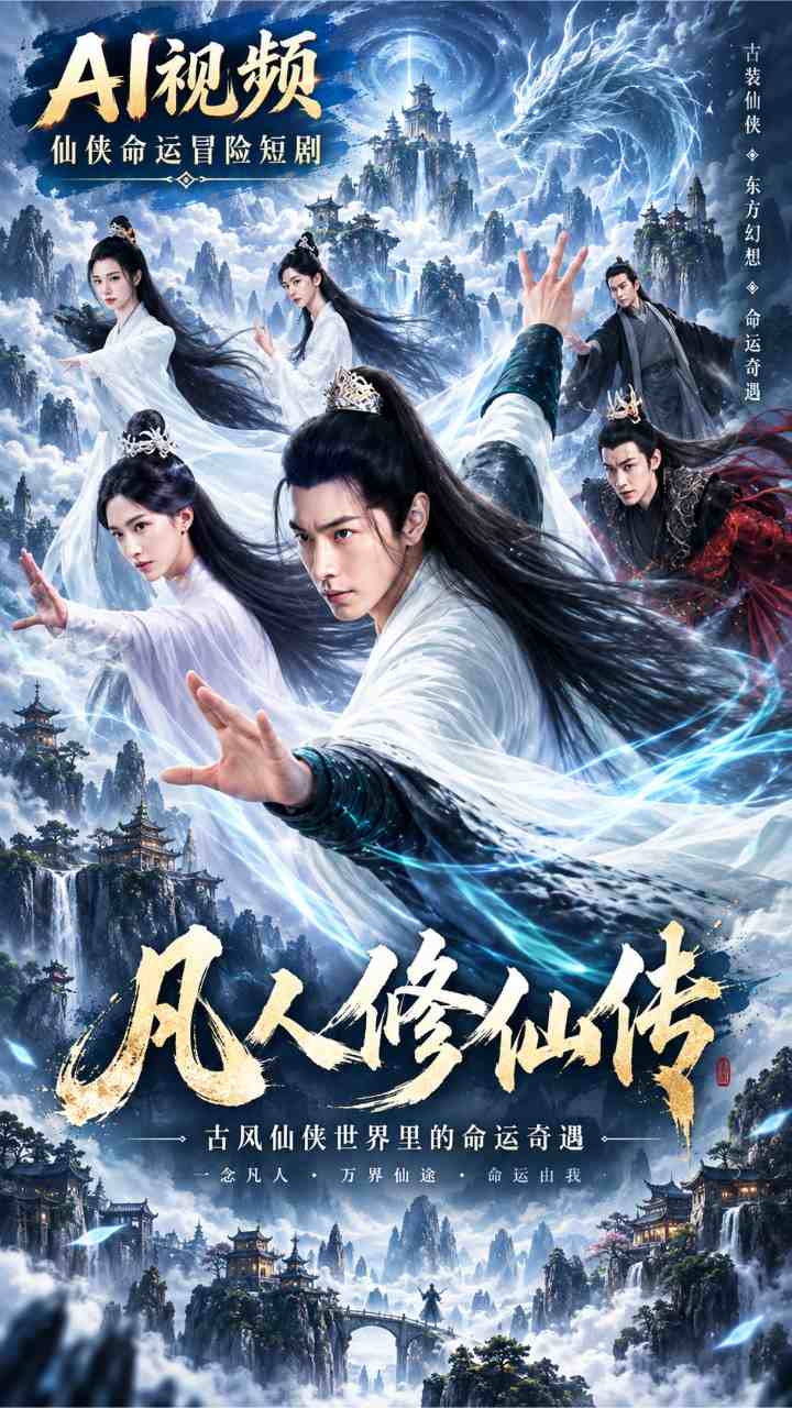 【AI成人视频】凡人修仙传 古风仙侠世界里的命运奇遇