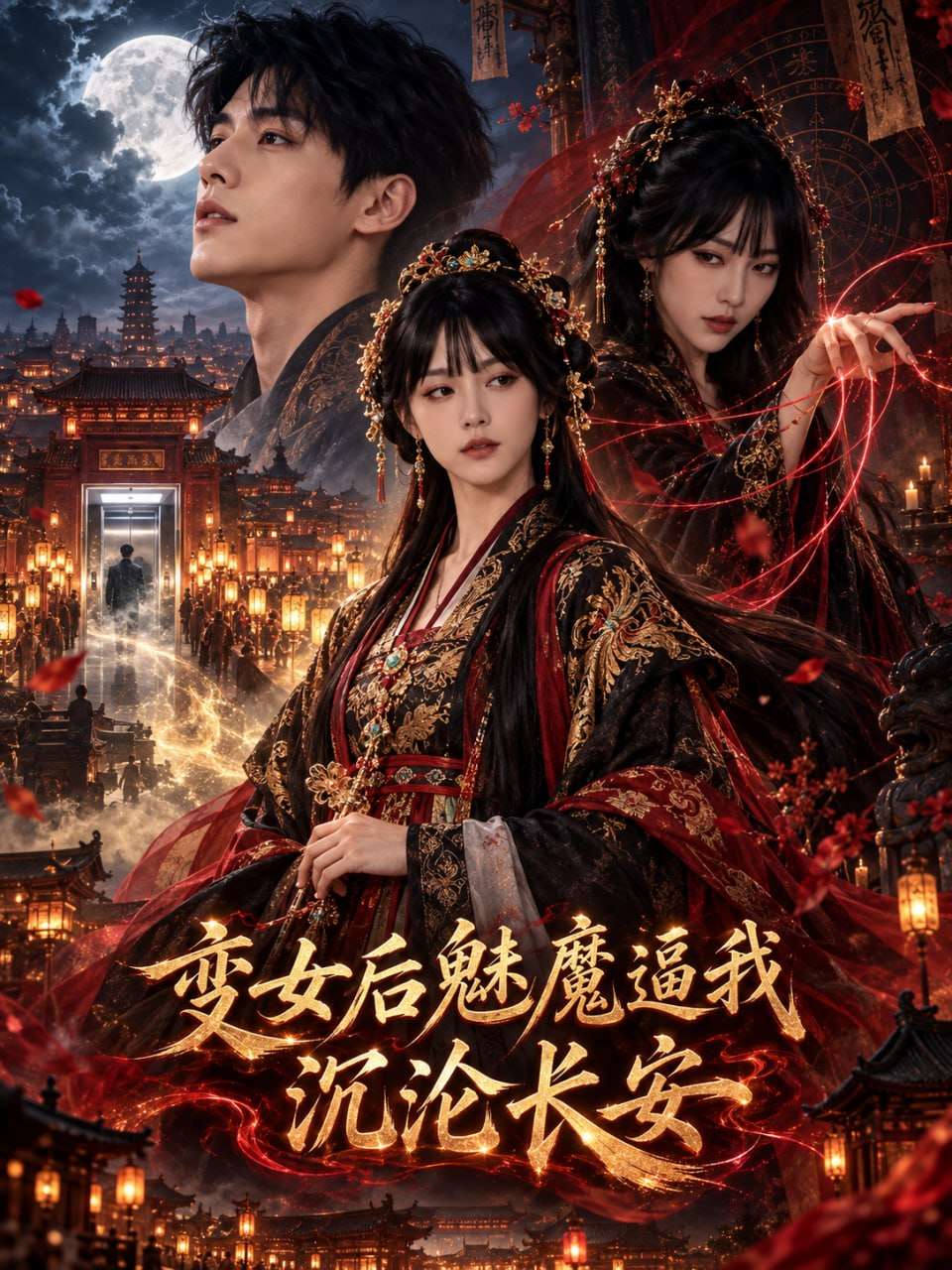 【AI成人短剧】变女后魅魔逼我沉沦长安