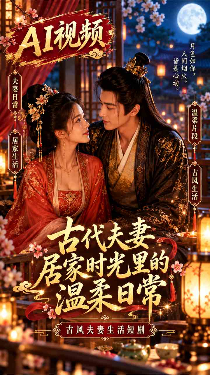 【AI成人视频】古代夫妻居家时光里的温柔日常