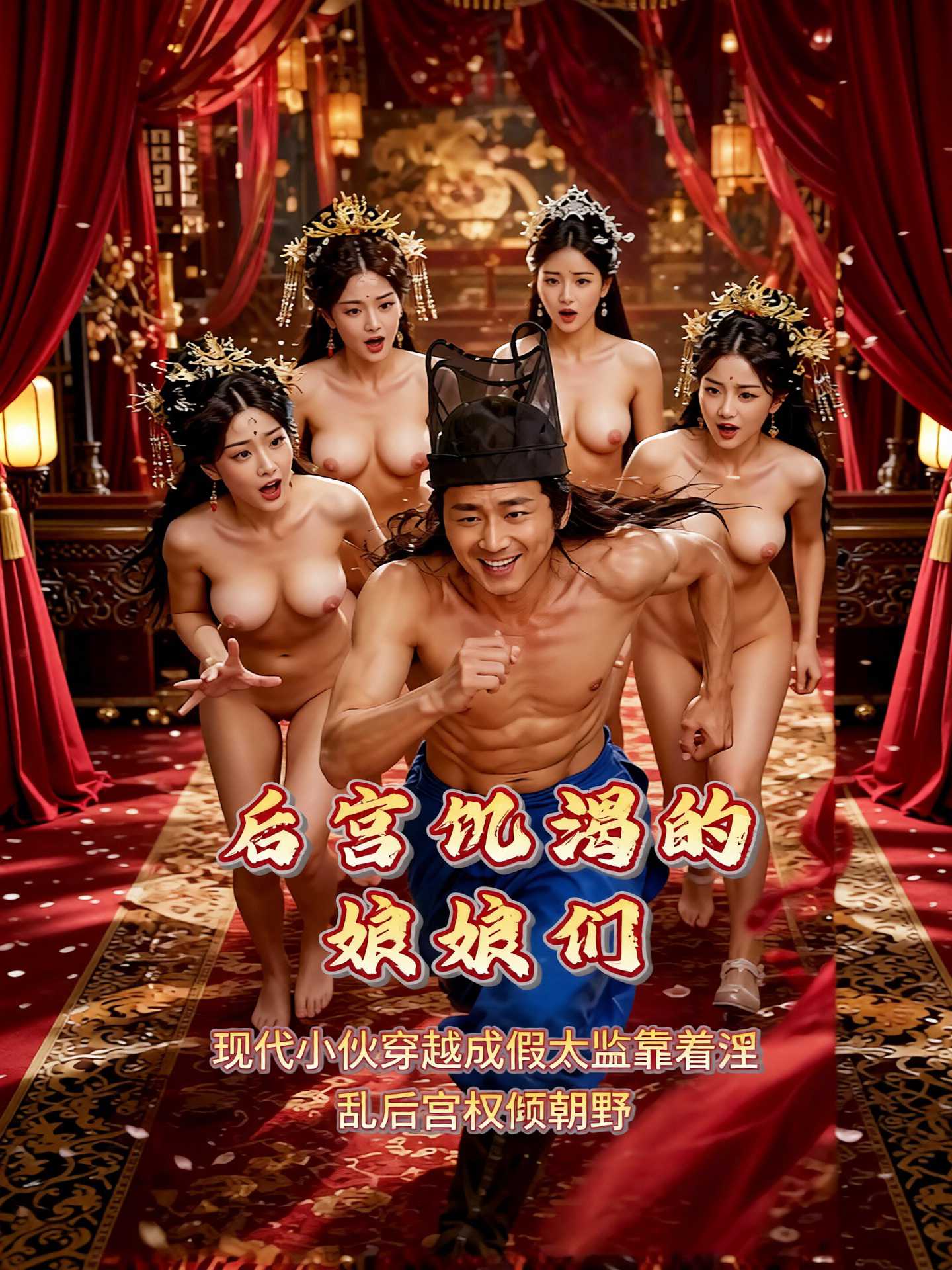 【AI成人短】后宫饥渴的娘娘们