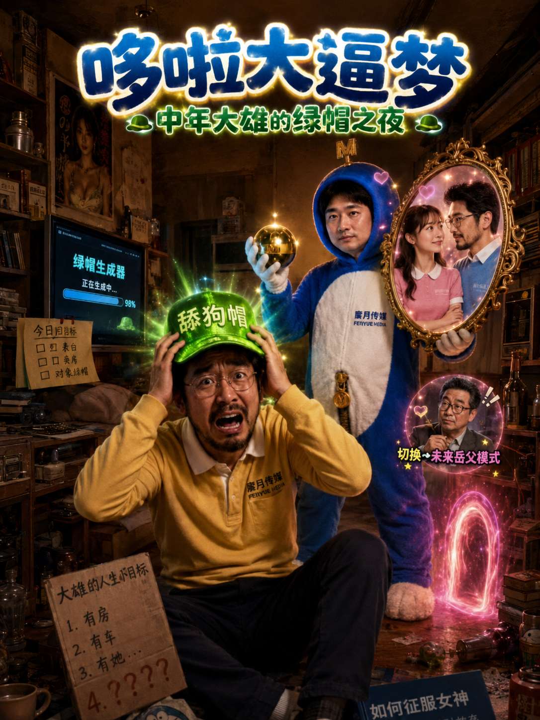 【AI成人短】哆啦大逼梦