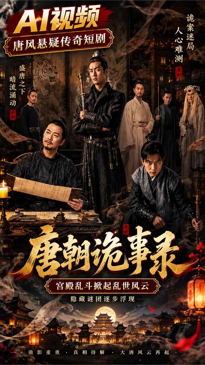 【AI成人视频】唐朝诡事录 宫殿乱斗掀起乱世风云 隐藏谜团逐步浮现