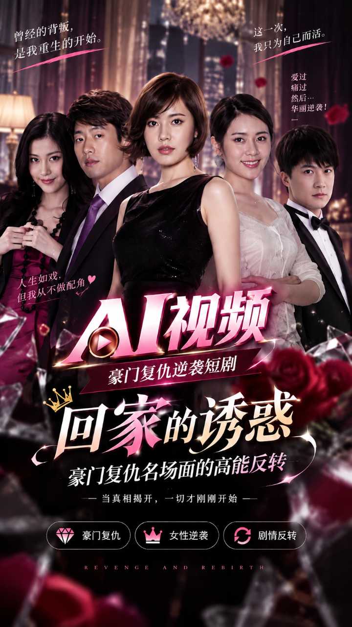 【AI成人视频】回家的诱惑 豪门复仇名场面的高能反转