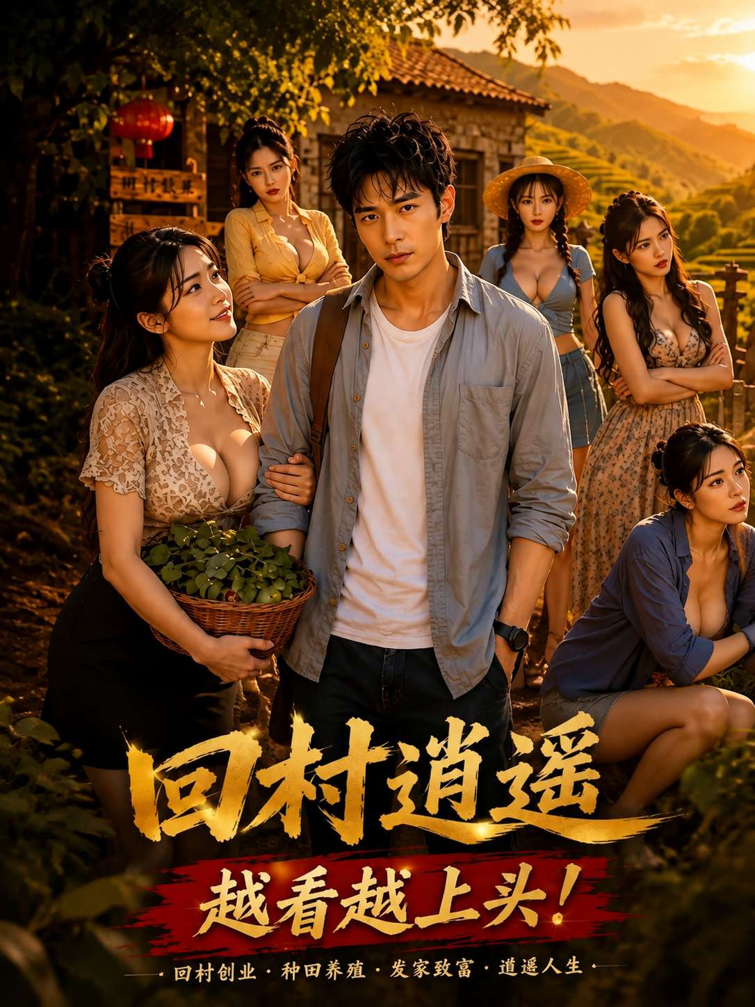 【AI成人短】回村逍遥