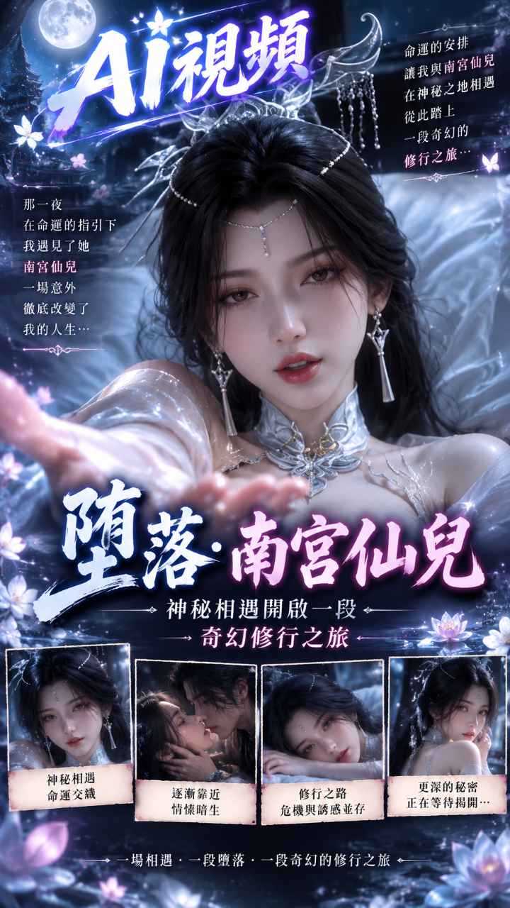 【AI成人视频】堕落 南宫仙儿 神秘相遇开启一段奇幻修行之旅