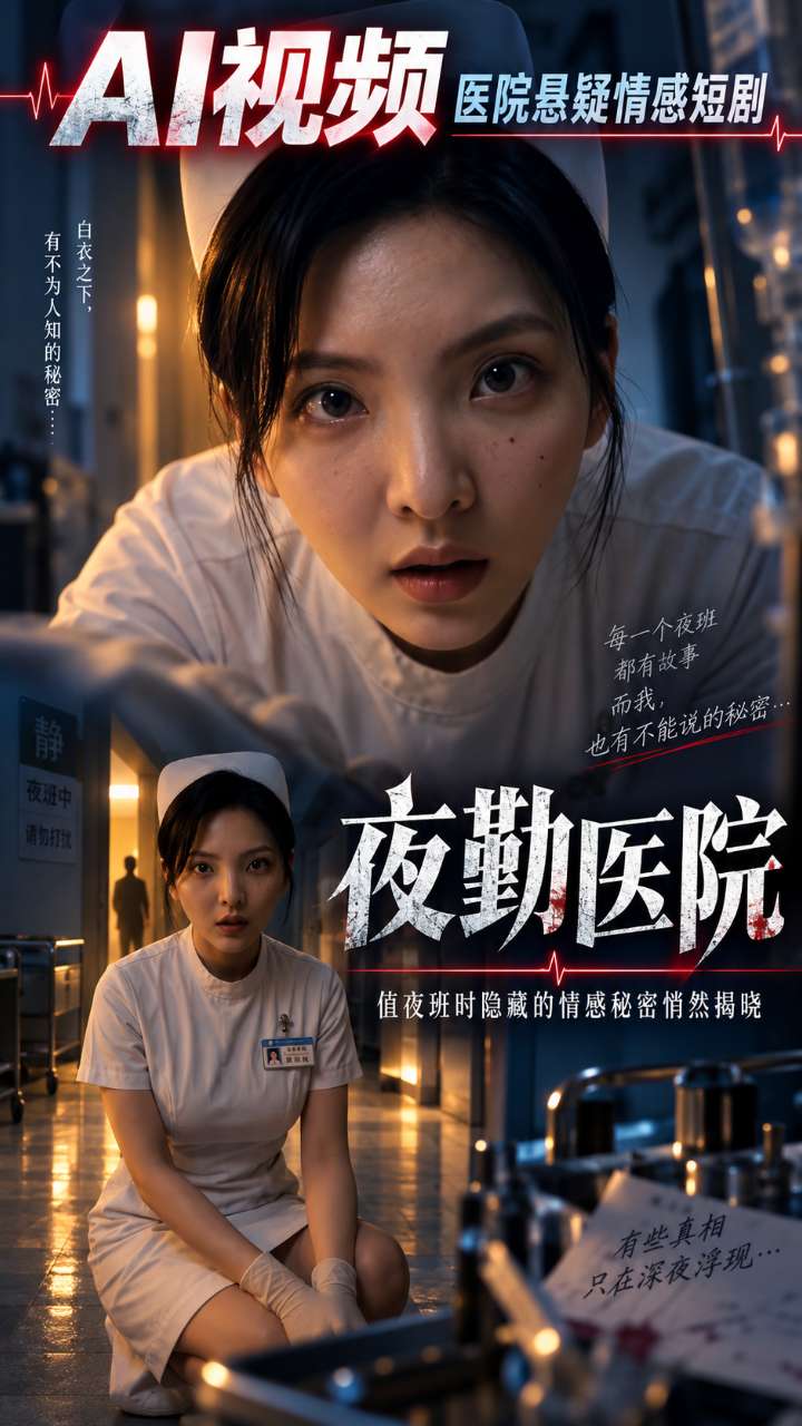 【AI成人视频】夜勤医院 值夜班时隐藏的情感秘密悄然揭晓