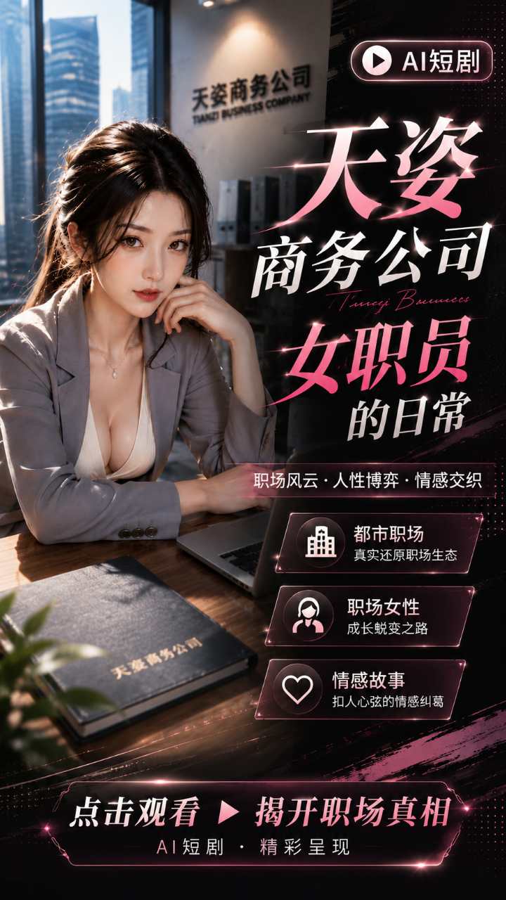 【AI成人视频】天姿裸体商务公司 性感女职员全裸办公陪玩 奢华商务场景下疯狂群交盛宴