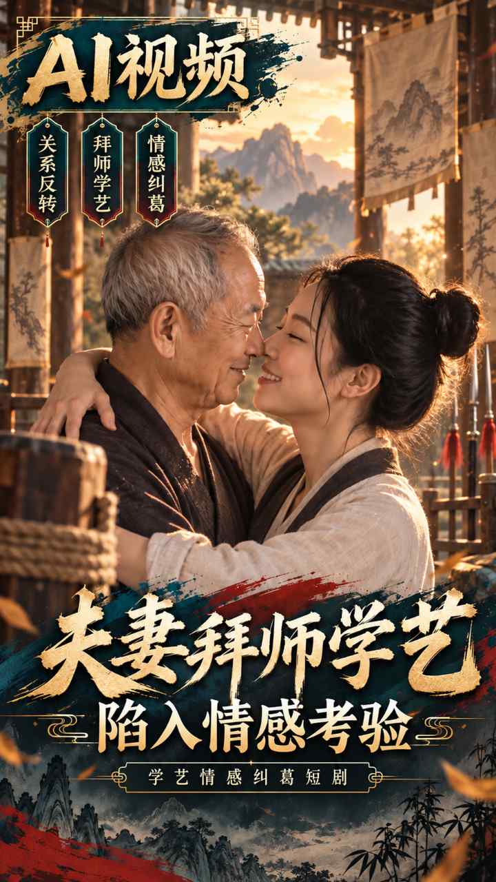 【AI成人视频】夫妻拜师学艺陷入情感考验