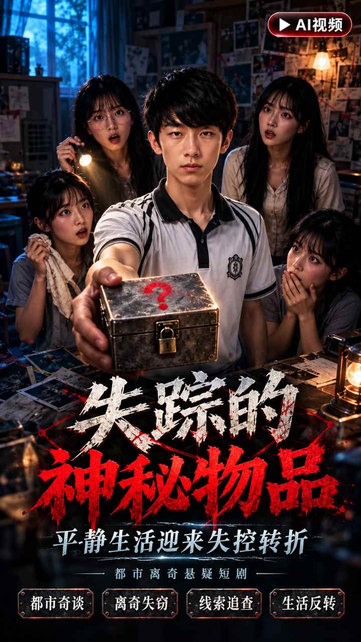 【AI成人视频】失踪的神秘物品 平静生活迎来失控转折