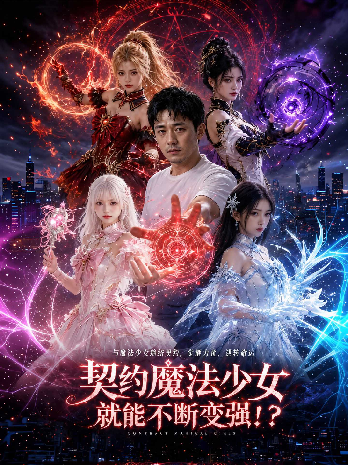【AI成人短】契约魔法少女就能不断变强