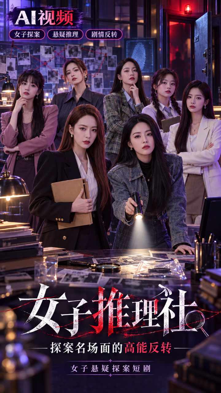 【AI成人视频】女子推理社 探案名场面的高能反转