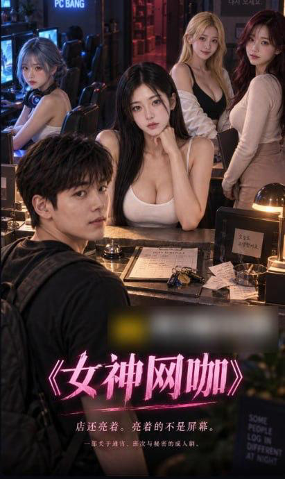 【AI成人短剧】女神网咖