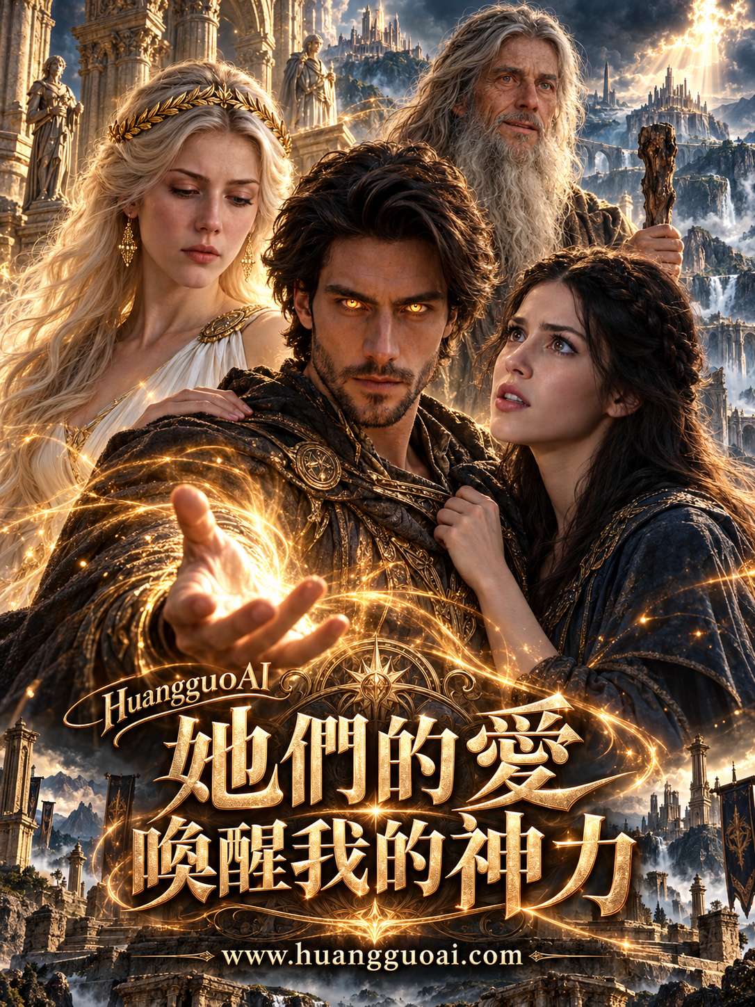 【AI成人短剧】她们的愛喚醒我的神力