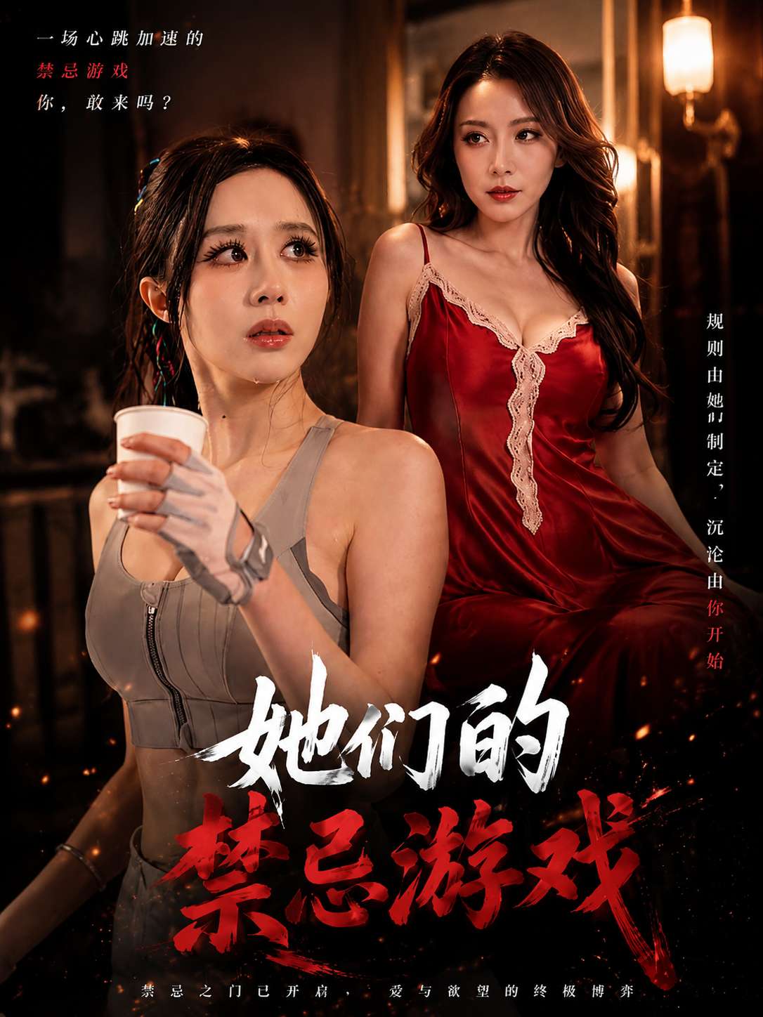 【AI成人短】她们的禁忌游戏