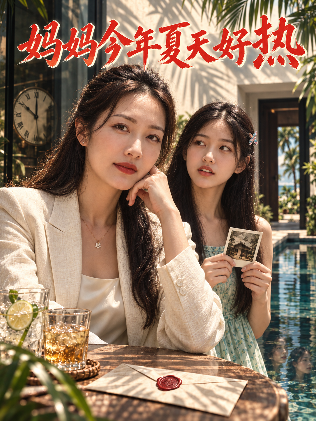 【AI成人短】妈妈 今年夏天好热