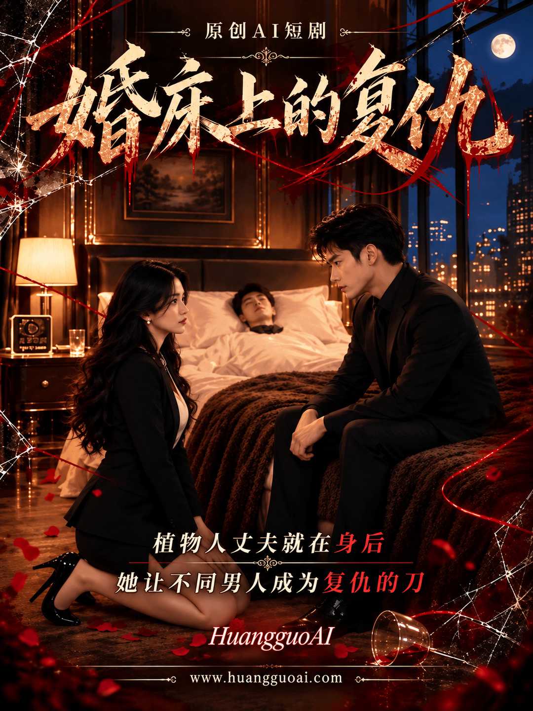 【AI成人短剧】婚床上的复仇