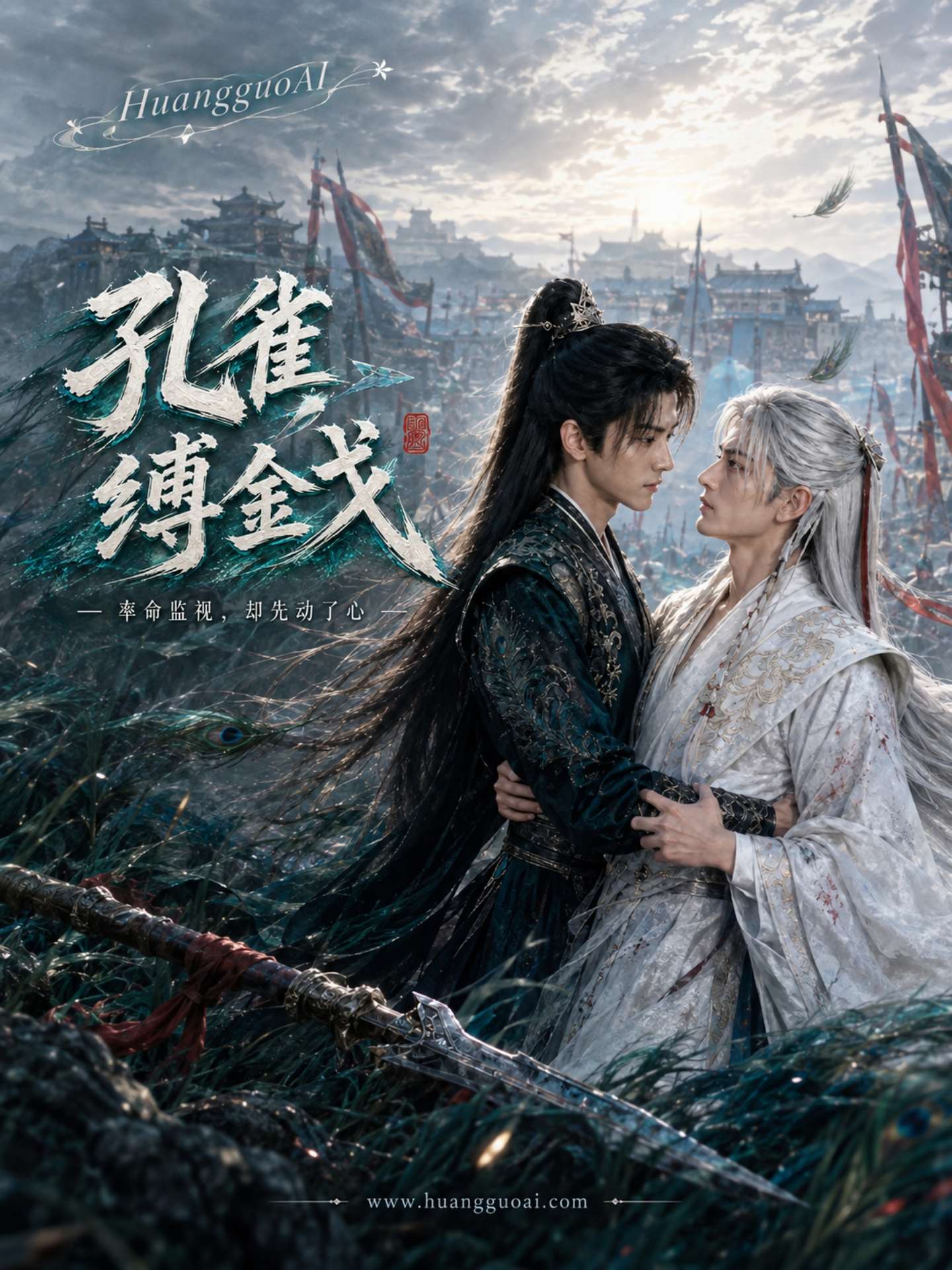 【AI成人漫】孔雀缚金戈