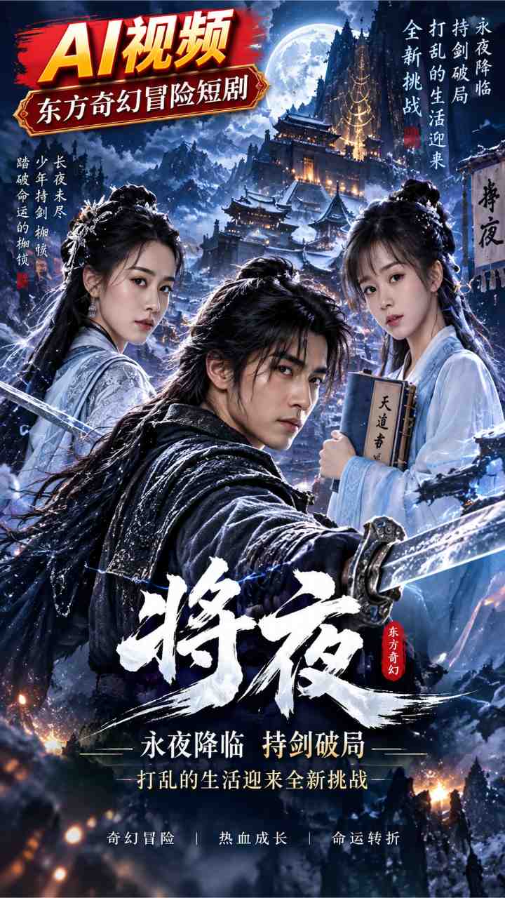 【AI成人视频】将夜 永夜降临 持剑破局 打乱的生活迎来全新挑战