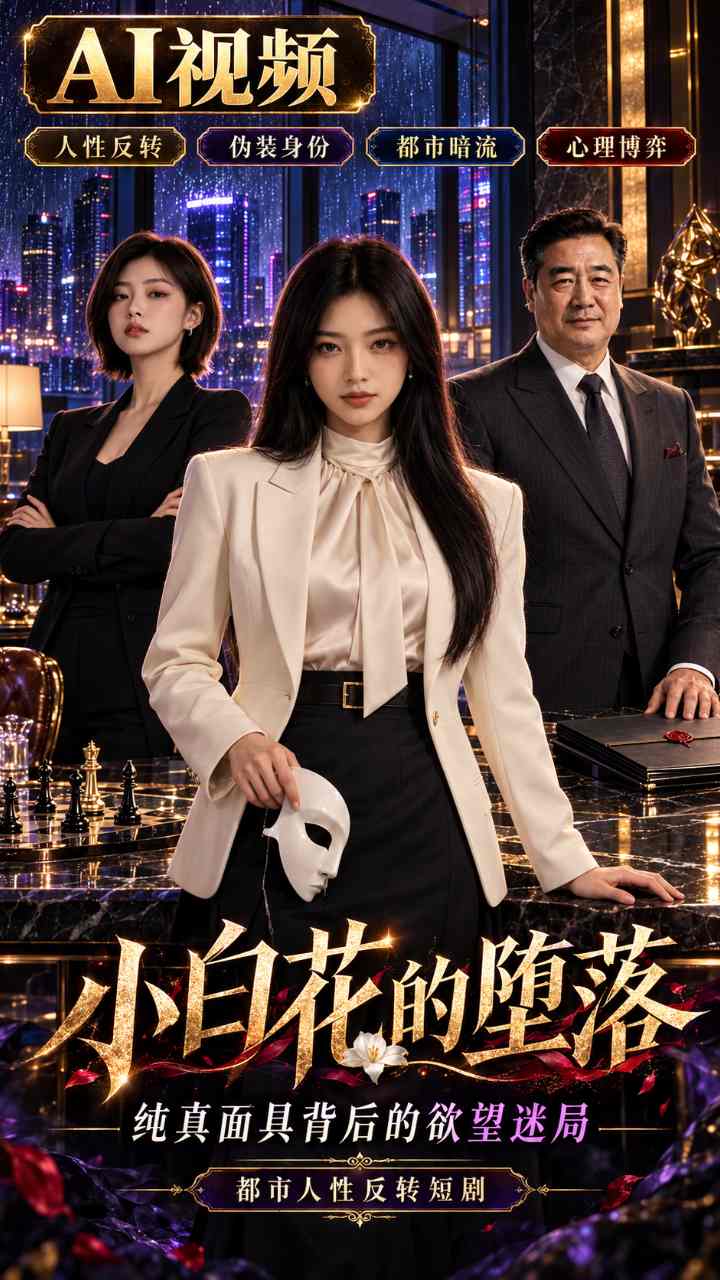 【AI成人视频】小白花的堕落 纯真面具背后的欲望迷局