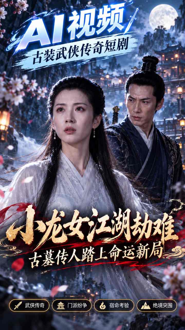 【AI成人视频】小龙女江湖劫难 古墓传人踏上命运新局