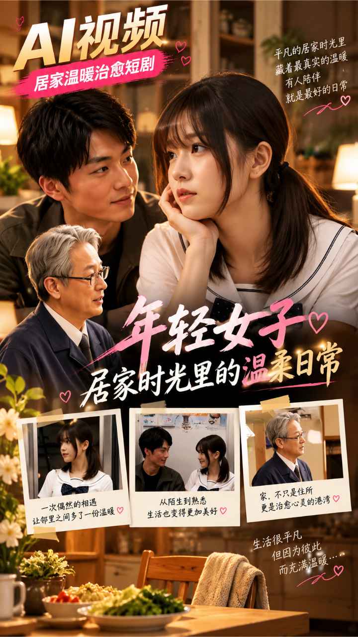 【AI成人视频】年轻女子居家时光里的温柔日常
