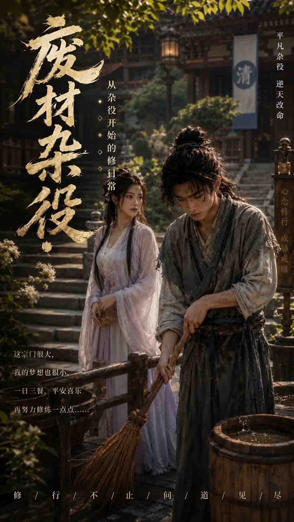 【AI成人短剧】废材杂役