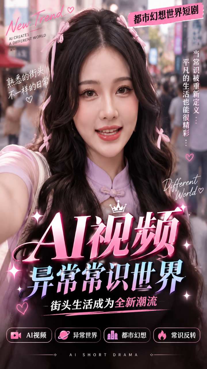 【AI成人视频】异常常识世界 街头生活成为全新潮流