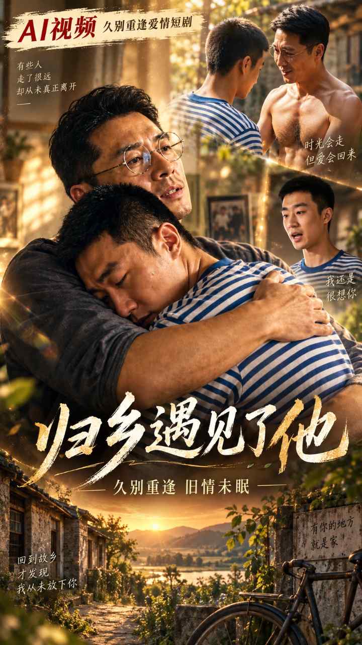 【AI成人视频】归乡遇见了他 久别重逢 旧情未眠