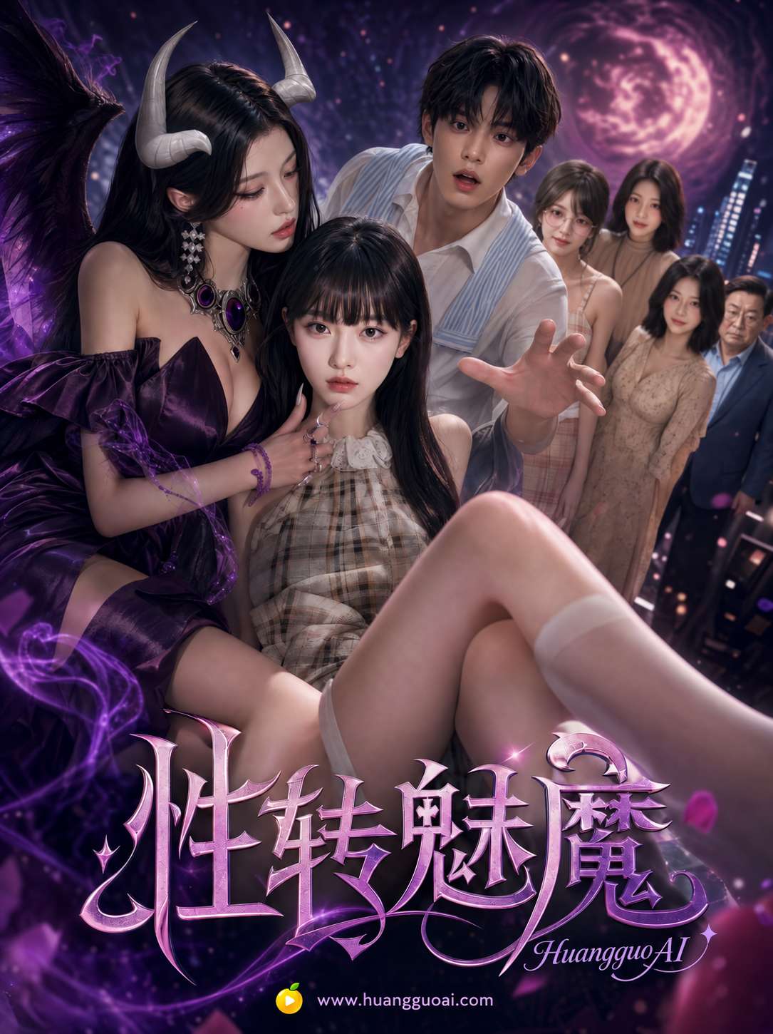【AI成人短】性转魅魔
