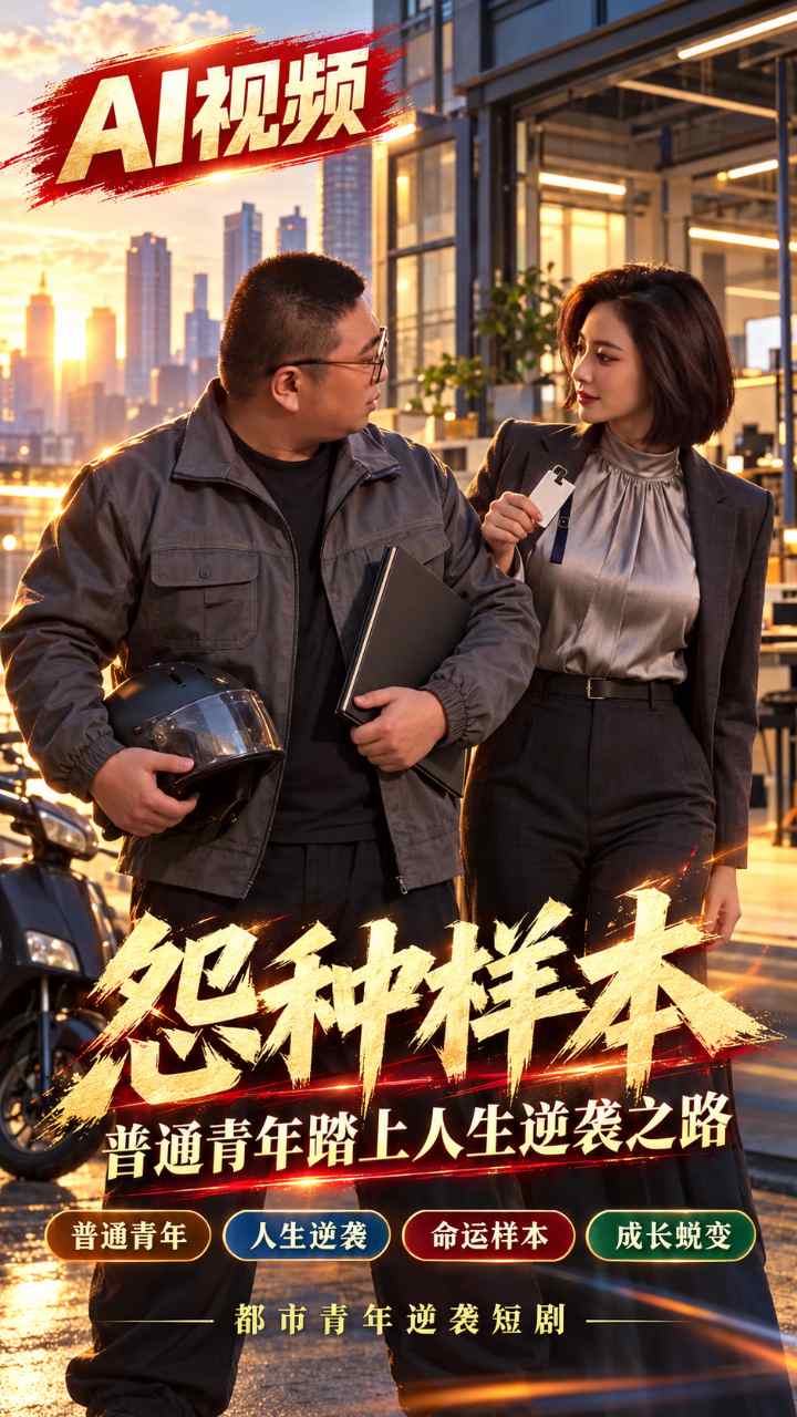 【AI成人视频】怨种样本 普通青年踏上人生逆袭之路